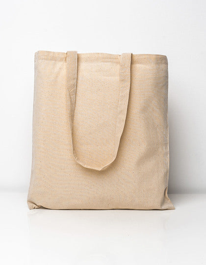 Baumwolltasche Natural mit langen Henkeln – Bild 2