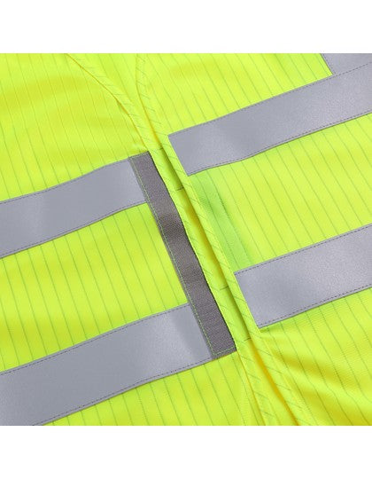 Hi-Vis antistatische, flammhemmende Warnweste – Bild 5