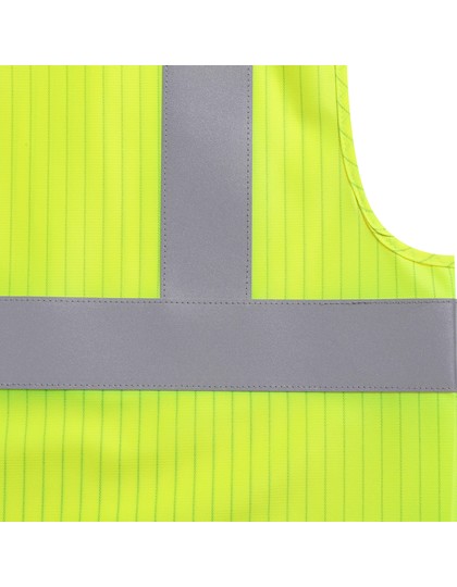 Hi-Vis antistatische, flammhemmende Warnweste – Bild 6