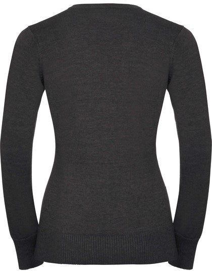 Damen V-Ausschnitt Strickpullover – Bild 6