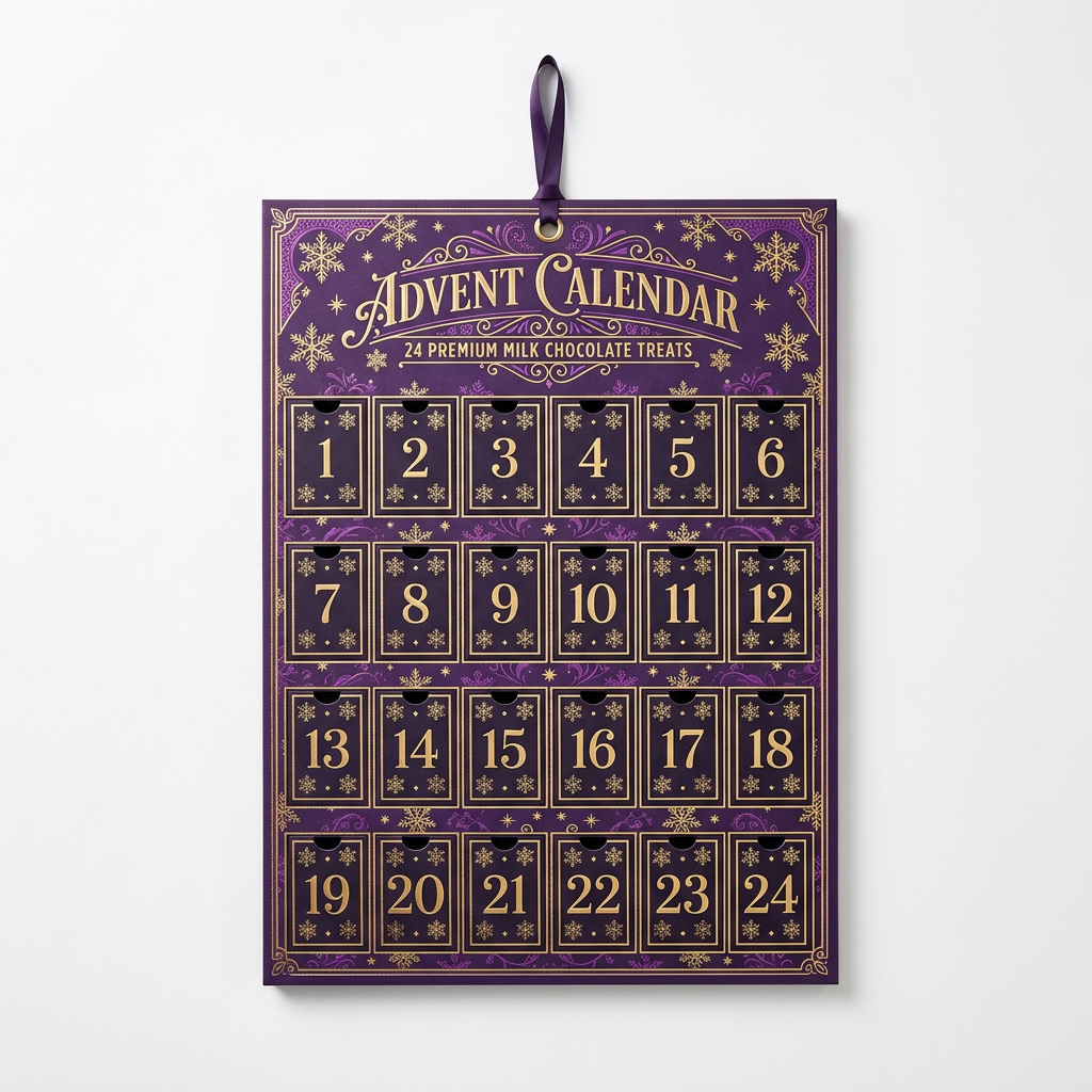 Milka Favourites Adventskalender (bedruckbar)