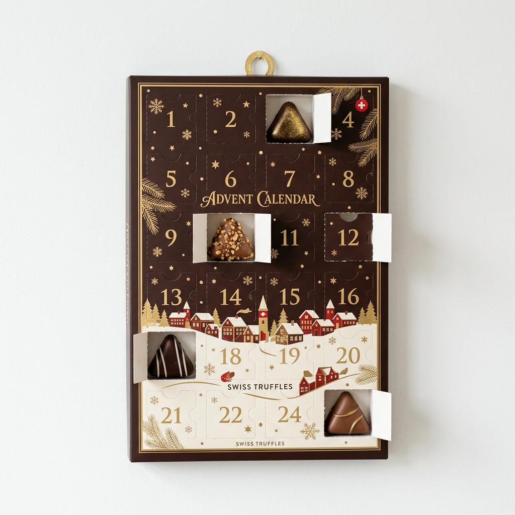 Toblerone Mix Adventskalender (bedruckbar)