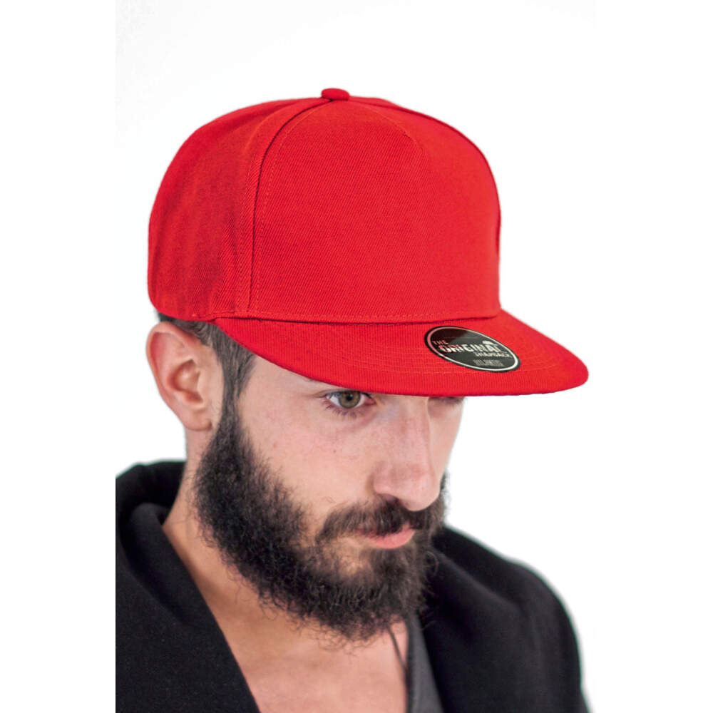 Snap Five Cap in Rueckseite - bedruckbar und bestickbar