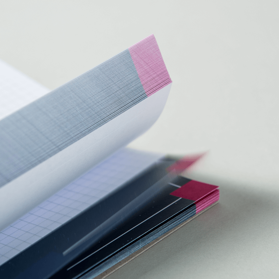 Block mit Leimbindung DIN A6 hoch, 25 Blatt (bedruckbar)