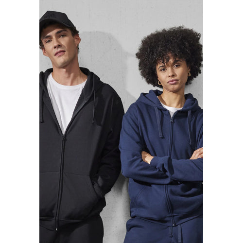 ID.224 Zip Hood in Rueckseite - bedruckbar und bestickbar