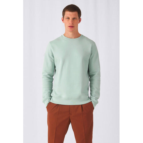 KING Crew Neck Sweat in Rueckseite - bedruckbar und bestickbar