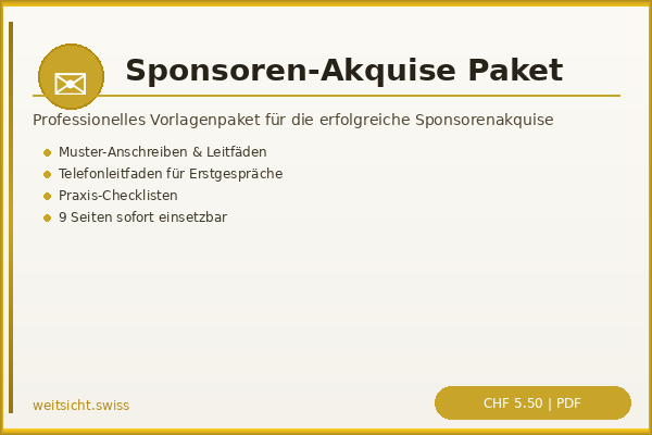 Sponsoren-Akquise Paket
