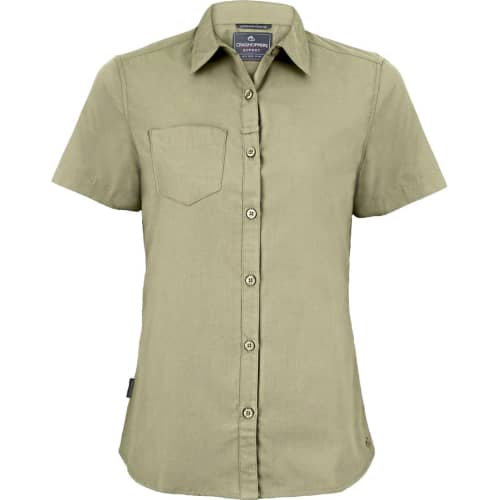 Expert Womens Kiwi Short Sleeved Shirt in Front - bedruckbar und bestickbar