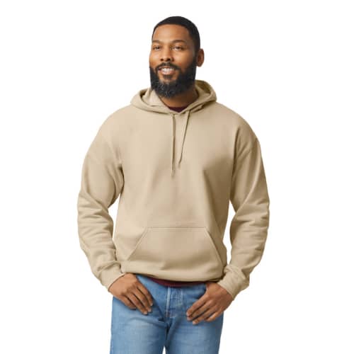 Softstyle® Midweight Sweat Adult Hoodie in Front - bedruckbar und bestickbar
