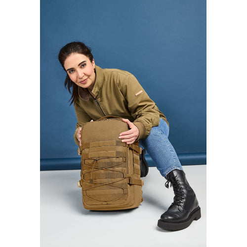 Notebook Backpack Molle in Rueckseite - bedruckbar und bestickbar