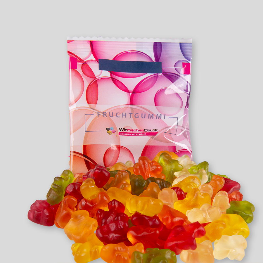 HARIBO Flugzeuge, 10 g Tütchen, einseitig farbig (bedruckbar)