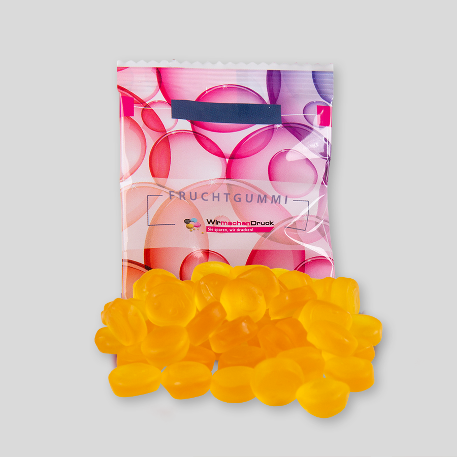 HARIBO Smileys, 10 g Tütchen, einseitig farbig (bedruckbar)