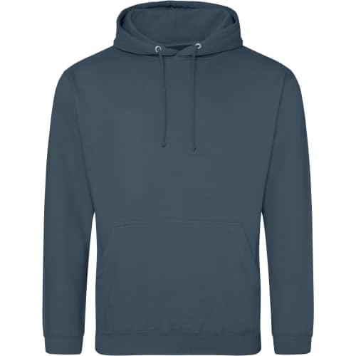 College Hoodie in Front - bedruckbar und bestickbar
