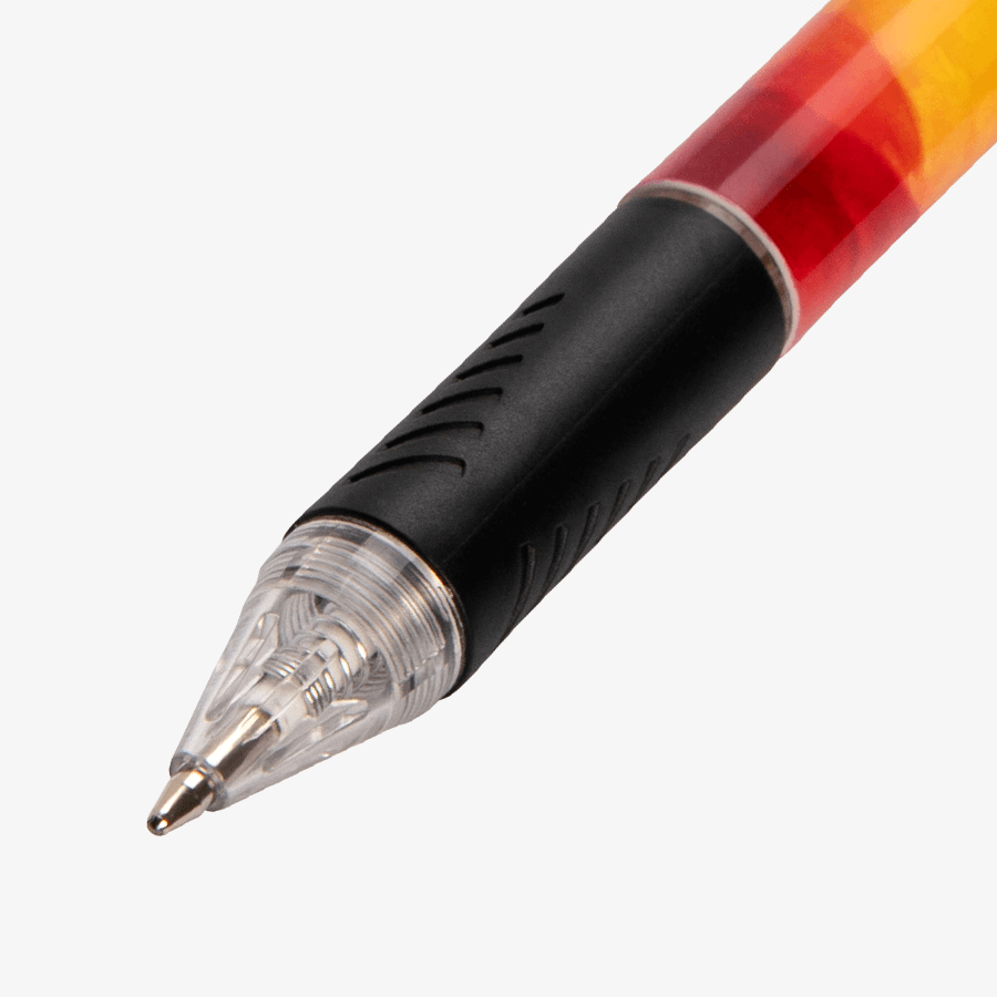 Kunststoff-Drehkugelschreiber mit Textmarker, 4/0 farbig (bedruckbar)
