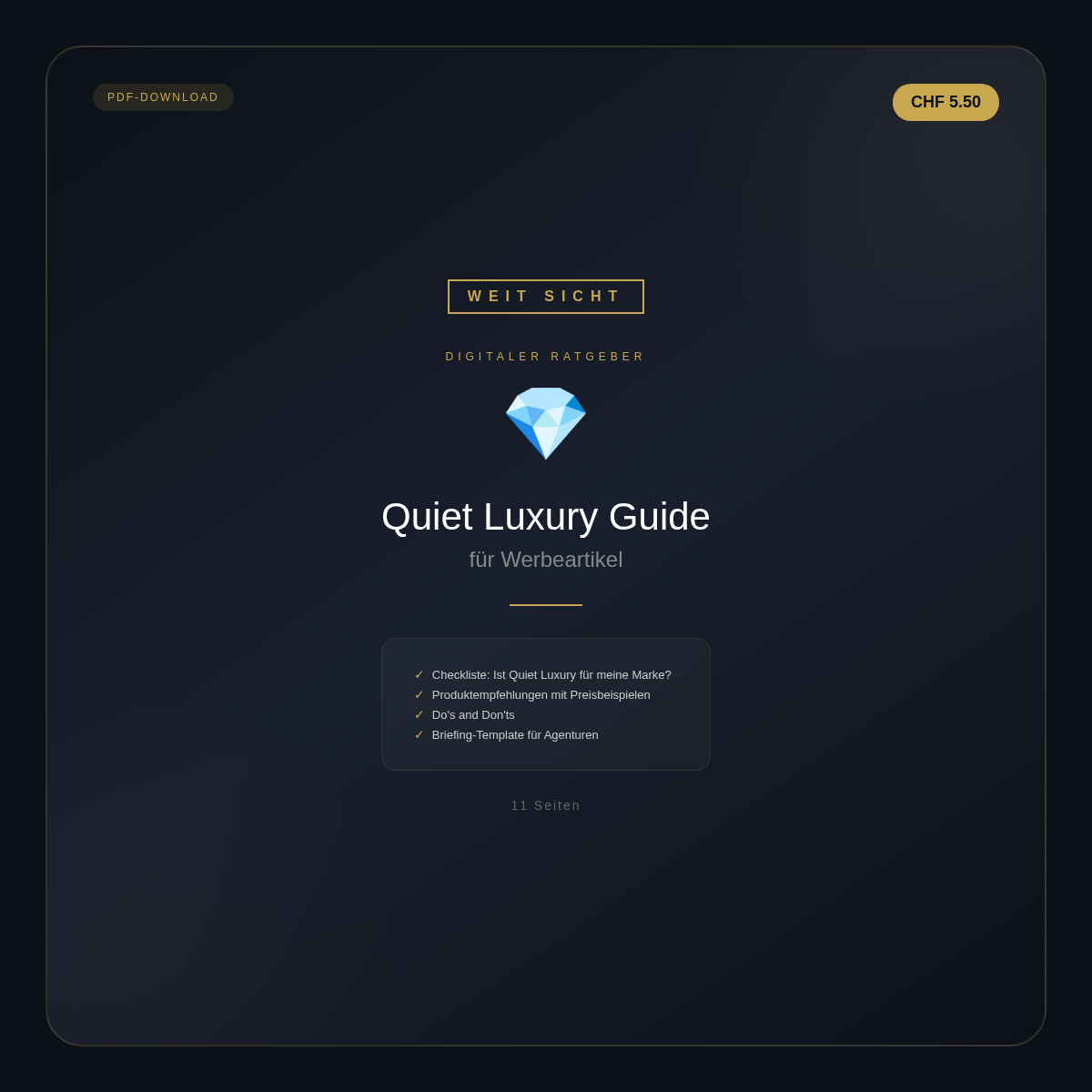 Quiet Luxury Guide für Werbeartikel