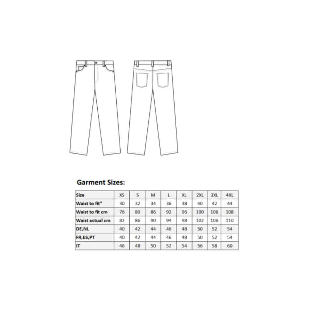 Men`s Performance Chino Jean in Detail 3 - bedruckbar und bestickbar