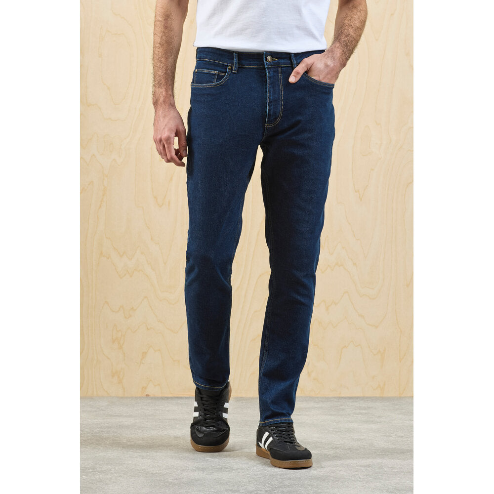 Workready Men´s Straight Leg Jeans in Rueckseite - bedruckbar und bestickbar