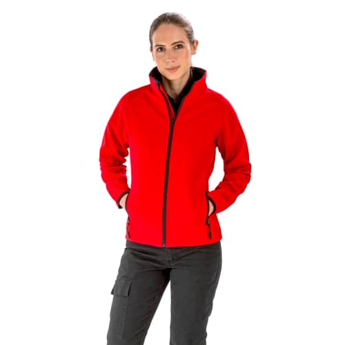 Printable Soft Shell Jacket in Rueckseite - bedruckbar und bestickbar