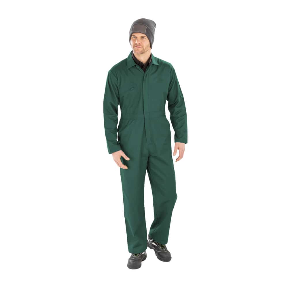Recycled Action Overall With Zip Front in Rueckseite - bedruckbar und bestickbar