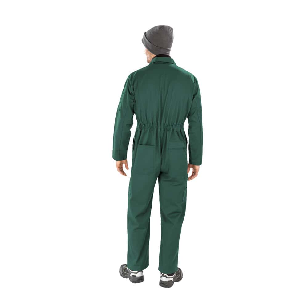 Recycled Action Overall With Zip Front in Detail 4 - bedruckbar und bestickbar