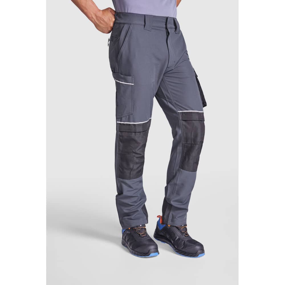 Multi-pocket Stretch Work Trousers Wall in Rueckseite - bedruckbar und bestickbar