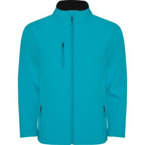 Nebraska Softshell Jacket in Front - bedruckbar und bestickbar