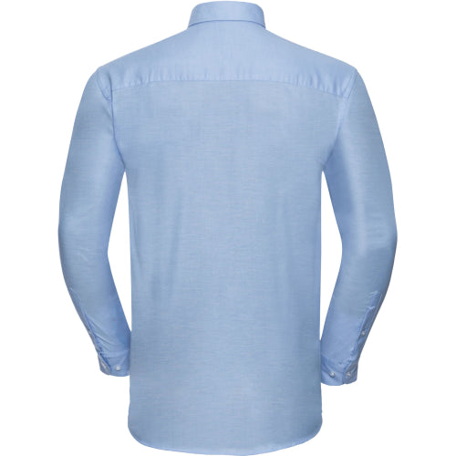 Men`s Long Sleeve Oxford Shirt Easy Care in Detail 3 - bedruckbar und bestickbar