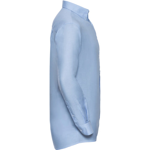 Men`s Long Sleeve Oxford Shirt Easy Care in Detail 5 - bedruckbar und bestickbar