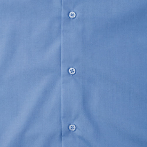 Men`s Long Sleeve Polycotton Tailored Poplin Shirt in Detail 6 - bedruckbar und bestickbar