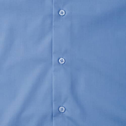Men`s Long Sleeve Polycotton Tailored Poplin Shirt in Detail 13 - bedruckbar und bestickbar