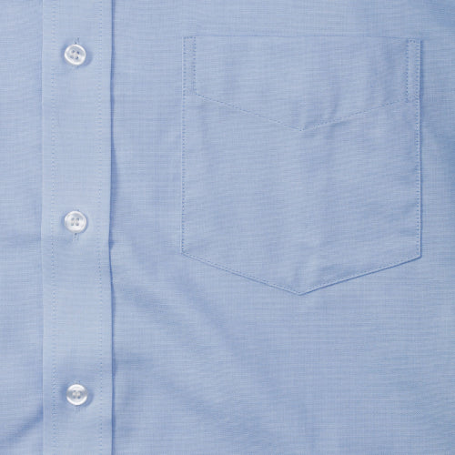 Men`s Short Sleeve Oxford Shirt Easy Care in Detail 6 - bedruckbar und bestickbar