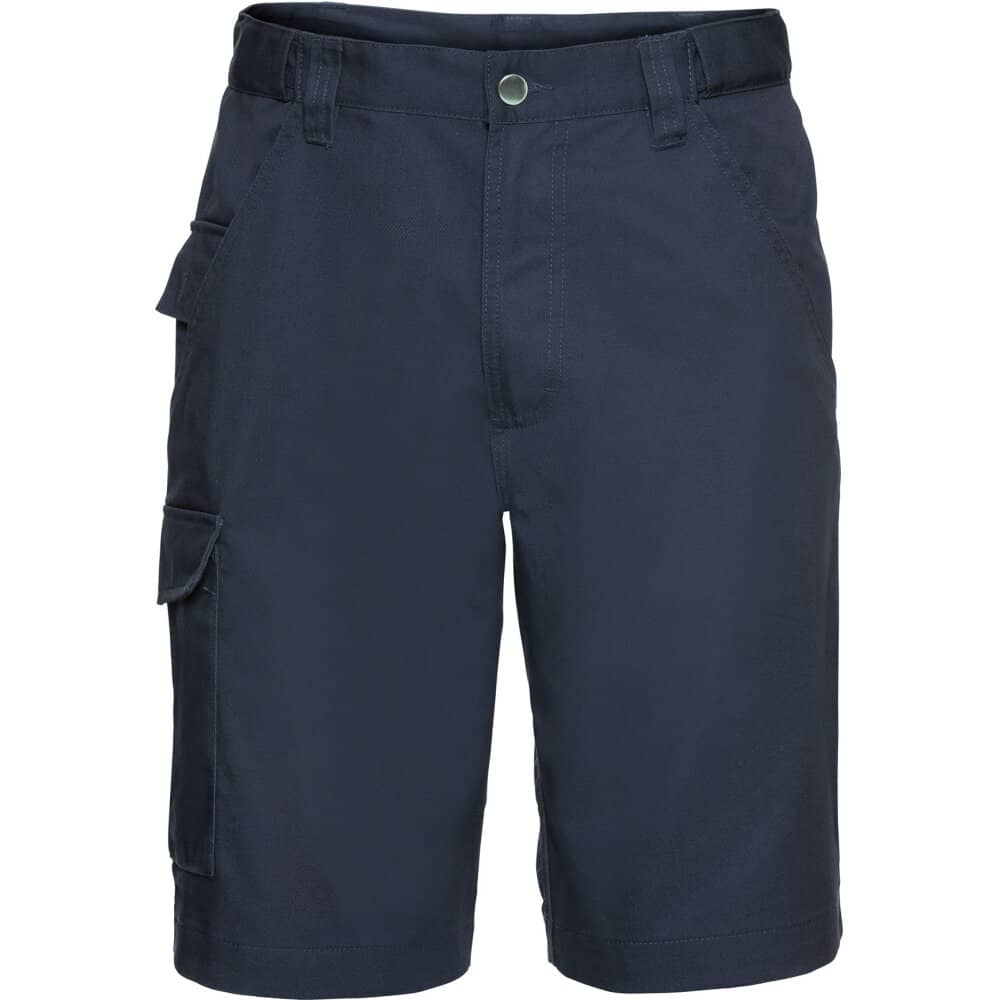 Workwear-Shorts aus Polyester-/Baumwoll-Twill in Front - bedruckbar und bestickbar