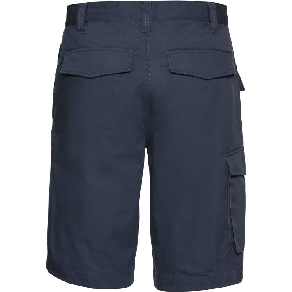 Workwear-Shorts aus Polyester-/Baumwoll-Twill in Detail 3 - bedruckbar und bestickbar
