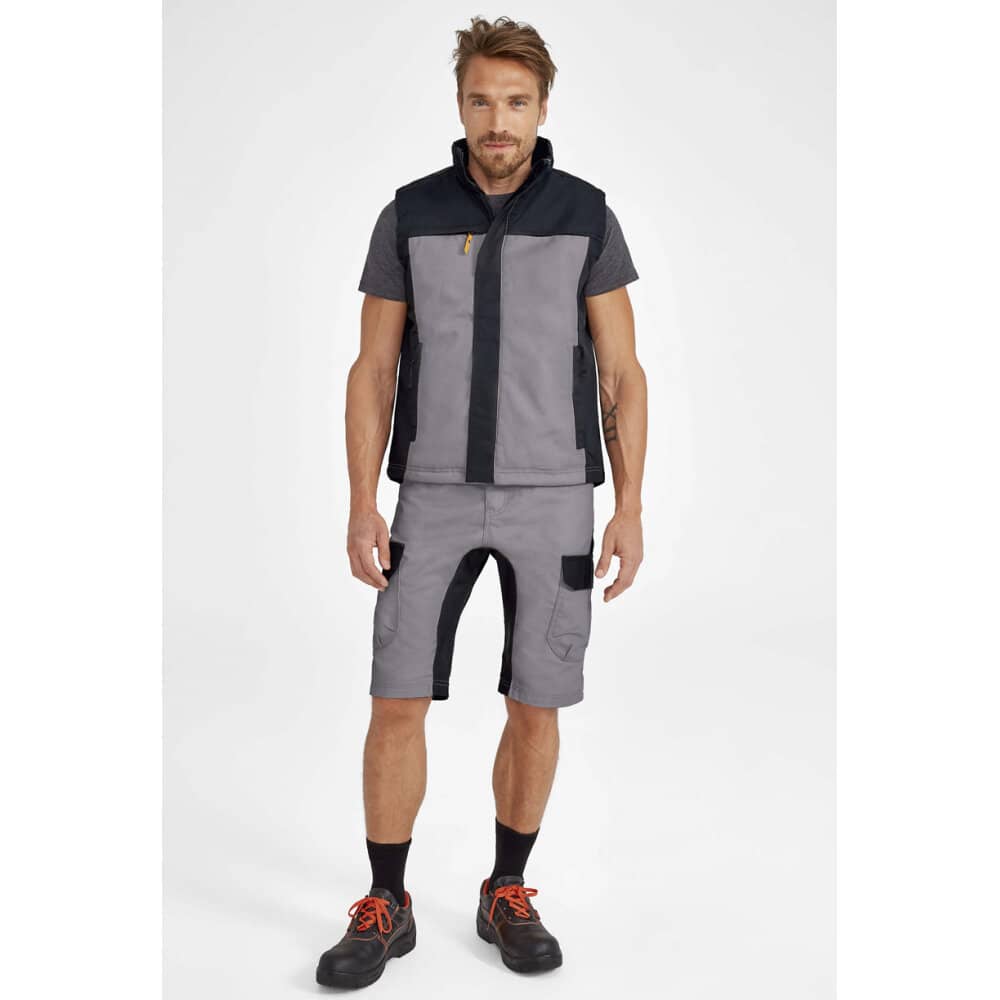 Men`s Workwear Bermudas - Impulse Pro in Rueckseite - bedruckbar und bestickbar