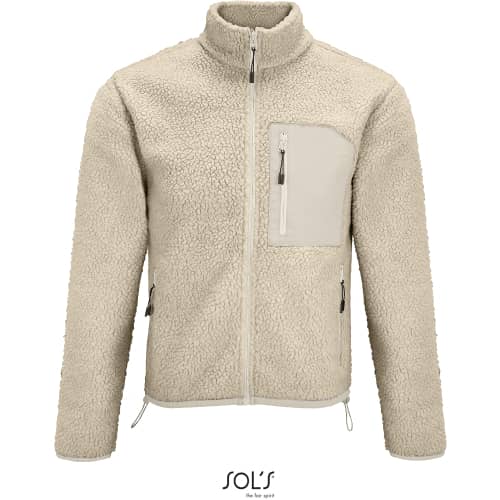Unisex Sherpa Jacket Fury in Front - bedruckbar und bestickbar