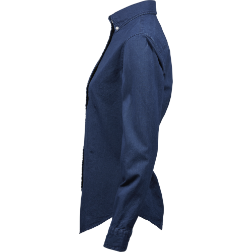 Ladies Casual Twill Shirt in Detail 5 - bedruckbar und bestickbar