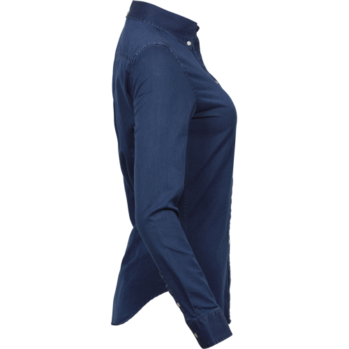Ladies Casual Twill Shirt in Detail 7 - bedruckbar und bestickbar