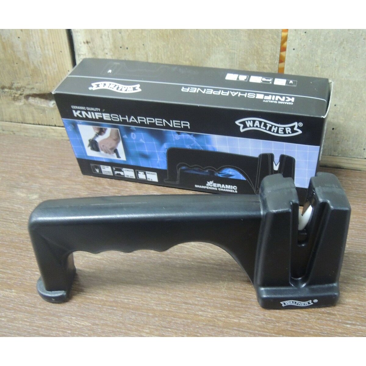 Walther CKS Messerschärfer – Ansicht 2 | Walther mit Gravur