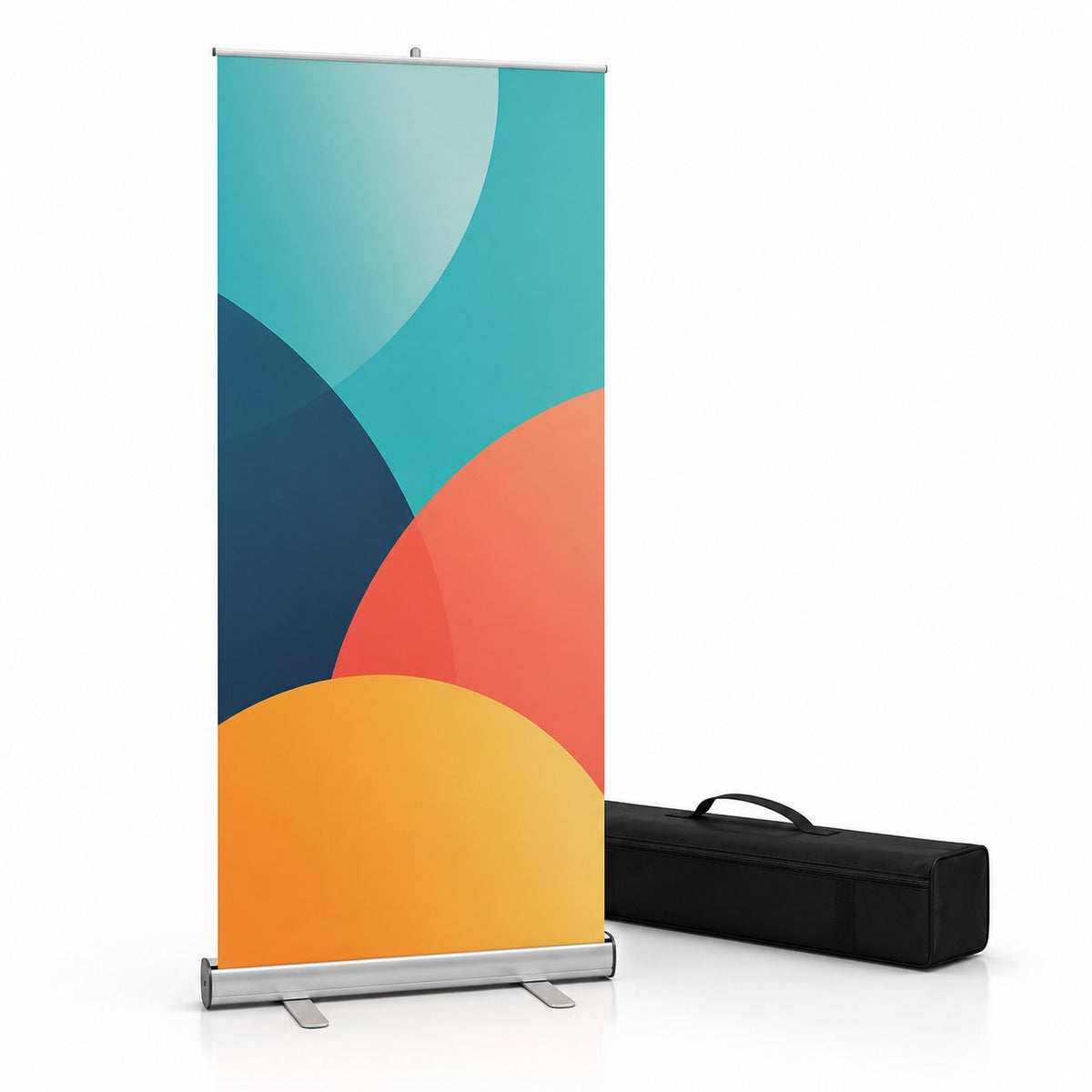 Basic-Roll-up-Bannerdisplay 100 x 200 cm inklusive Druck und Versand