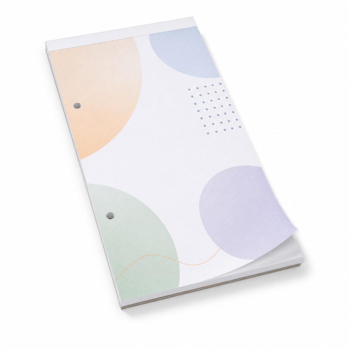 Block mit Leimbindung, DIN lang, 100 Blatt, 4/4 farbig beidseitig bedruckt