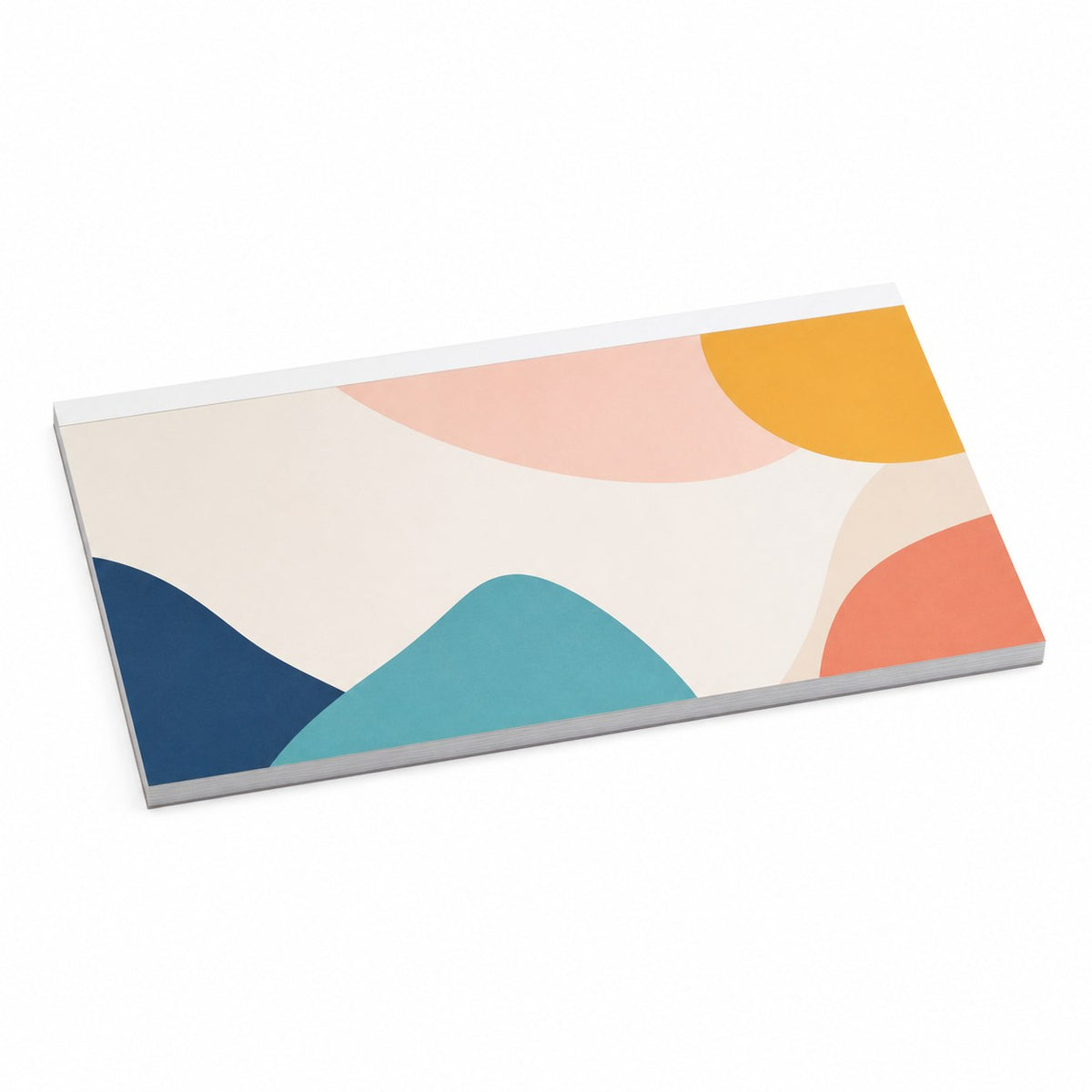 Block mit Leimbindung, DIN lang quer, 10 Blatt, 4/4 farbig beidseitig bedruckt