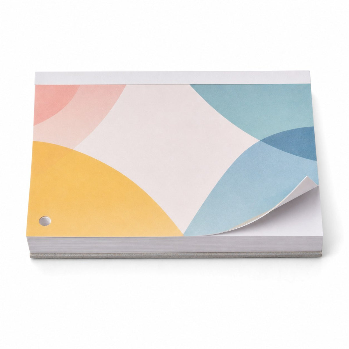 Block mit Leimbindung, DIN A7 quer, 200 Blatt, 4/4 farbig beidseitig bedruckt