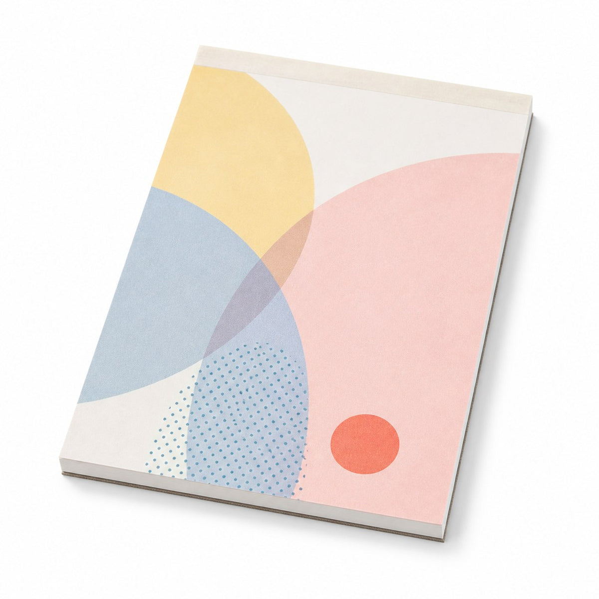 Block mit Leimbindung, DIN A6, 25 Blatt, 5/0 farbig einseitig bedruckt (CMYK 4-farbig + 1 Sonderfarbe HKS oder Pantone)