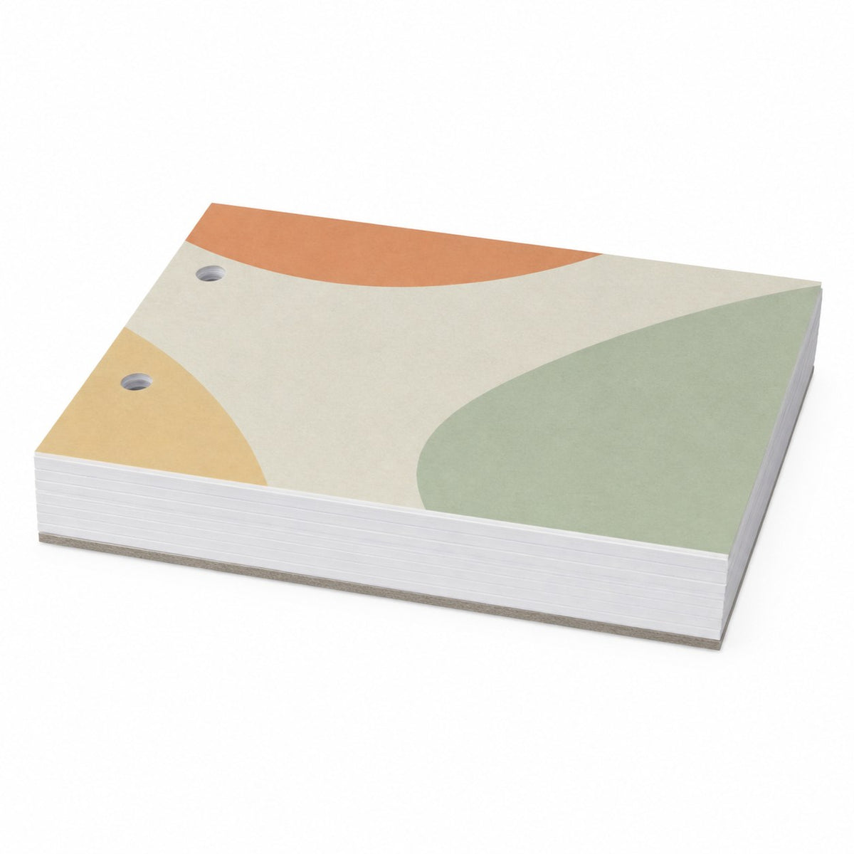 Block mit Leimbindung, DIN A6 quer, 200 Blatt, 4/0 farbig einseitig bedruckt