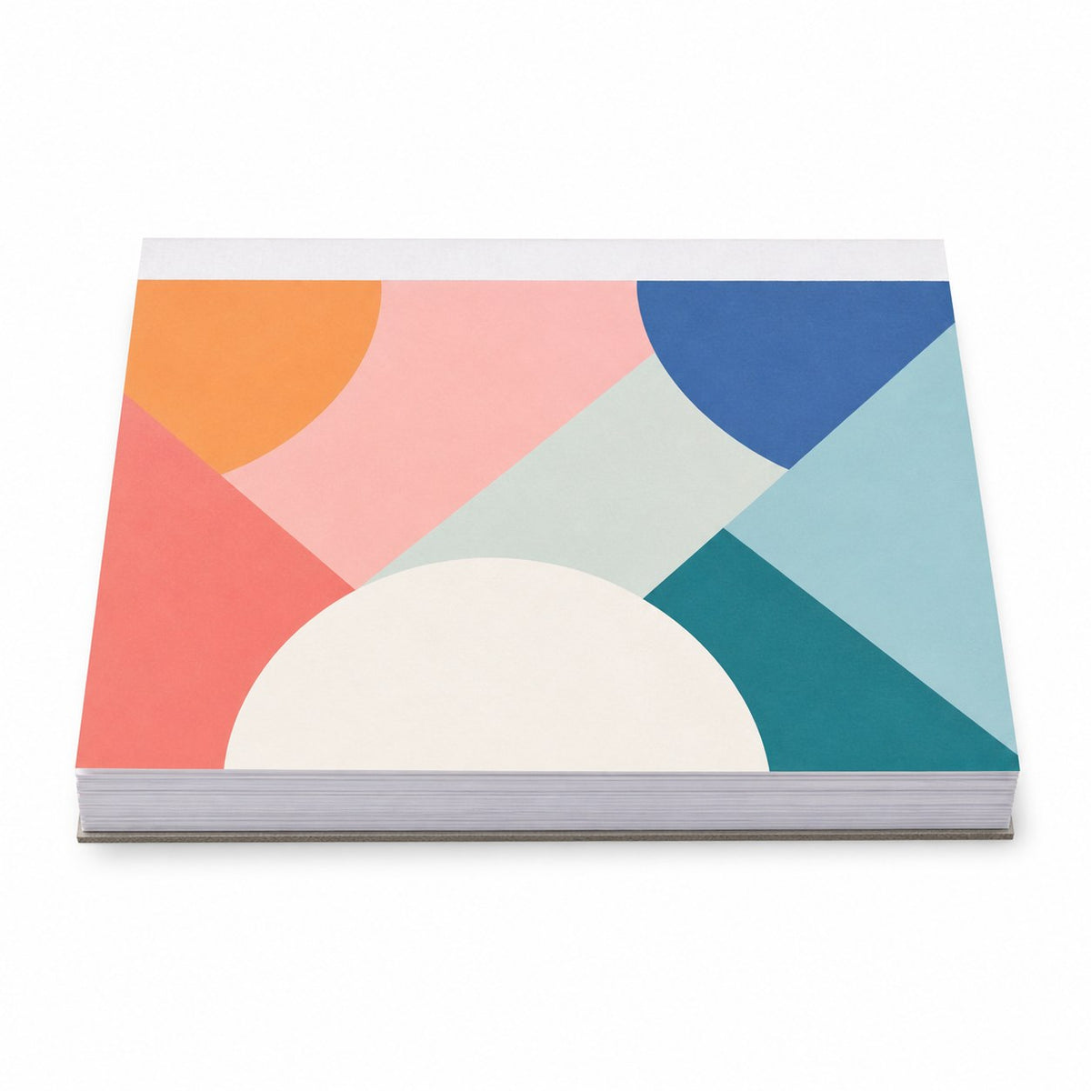 Block mit Leimbindung, DIN A6 quer, 100 Blatt, 4/4 farbig beidseitig bedruckt
