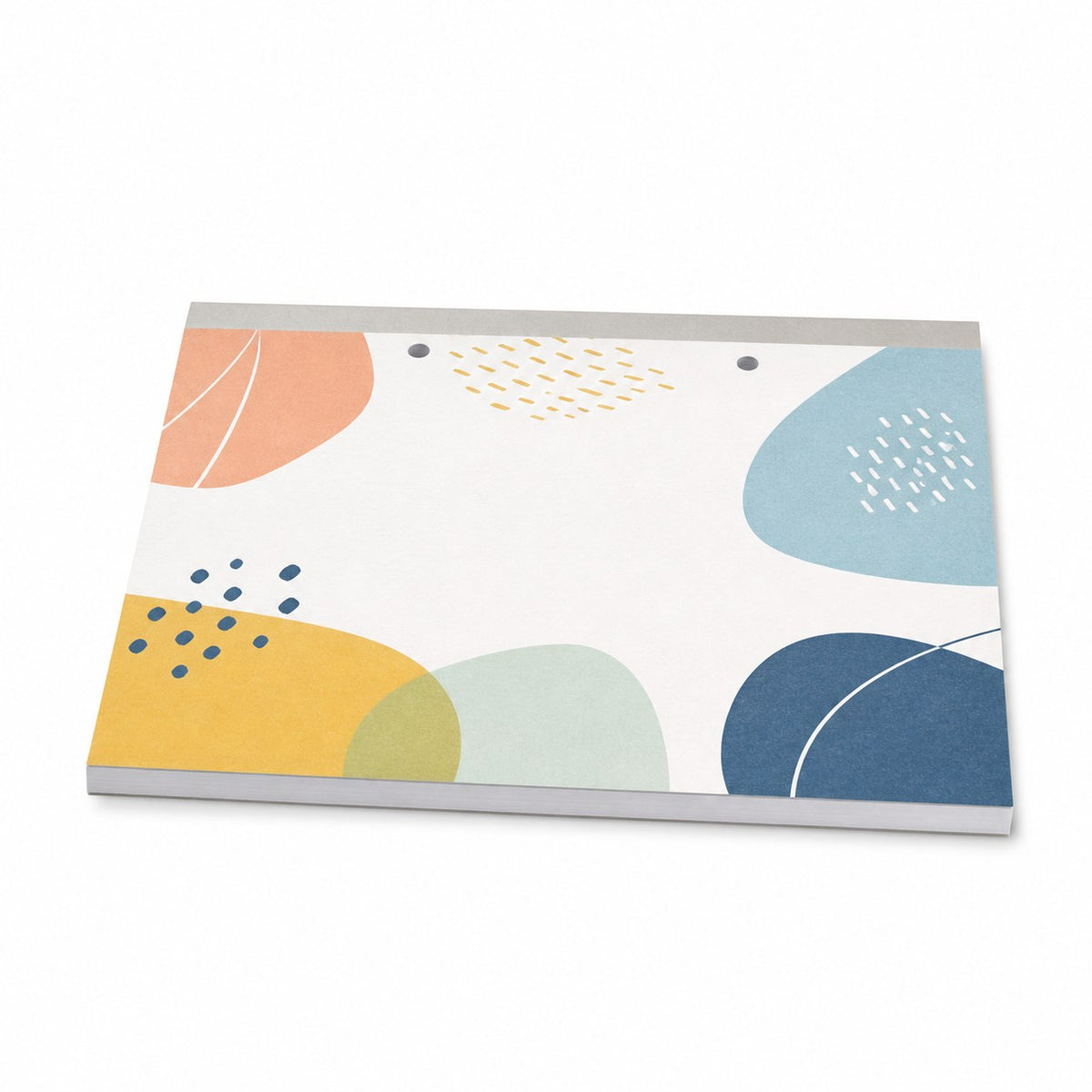 Block mit Leimbindung, DIN A5 quer, 50 Blatt, 4/0 farbig einseitig bedruckt