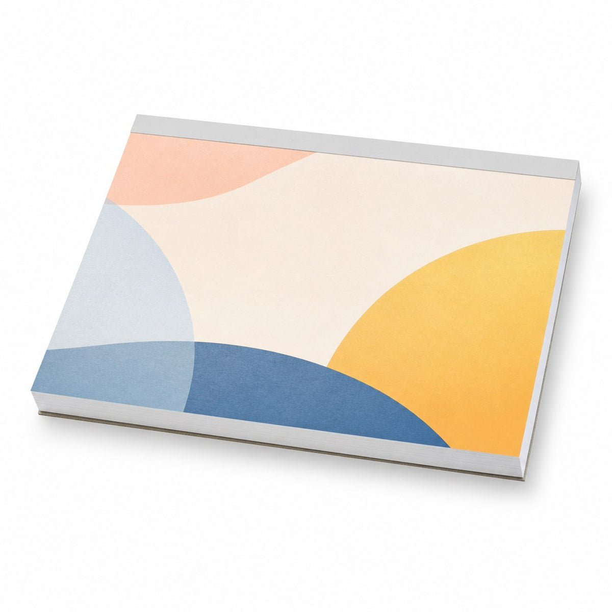 Block mit Leimbindung, DIN A5 quer, 50 Blatt, 4/4 farbig beidseitig bedruckt
