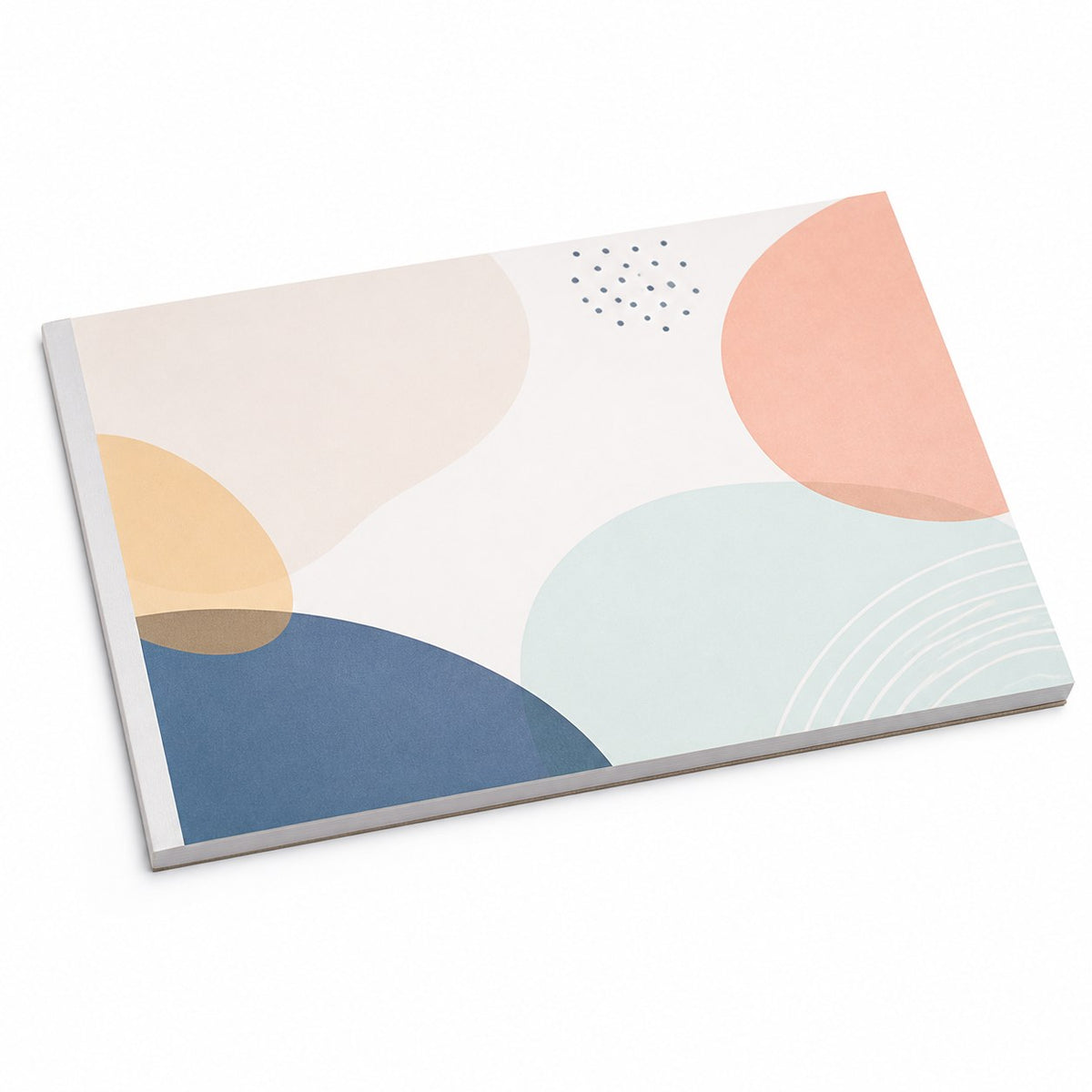 Block mit Leimbindung, DIN A4 quer, 25 Blatt, 4/0 farbig einseitig bedruckt