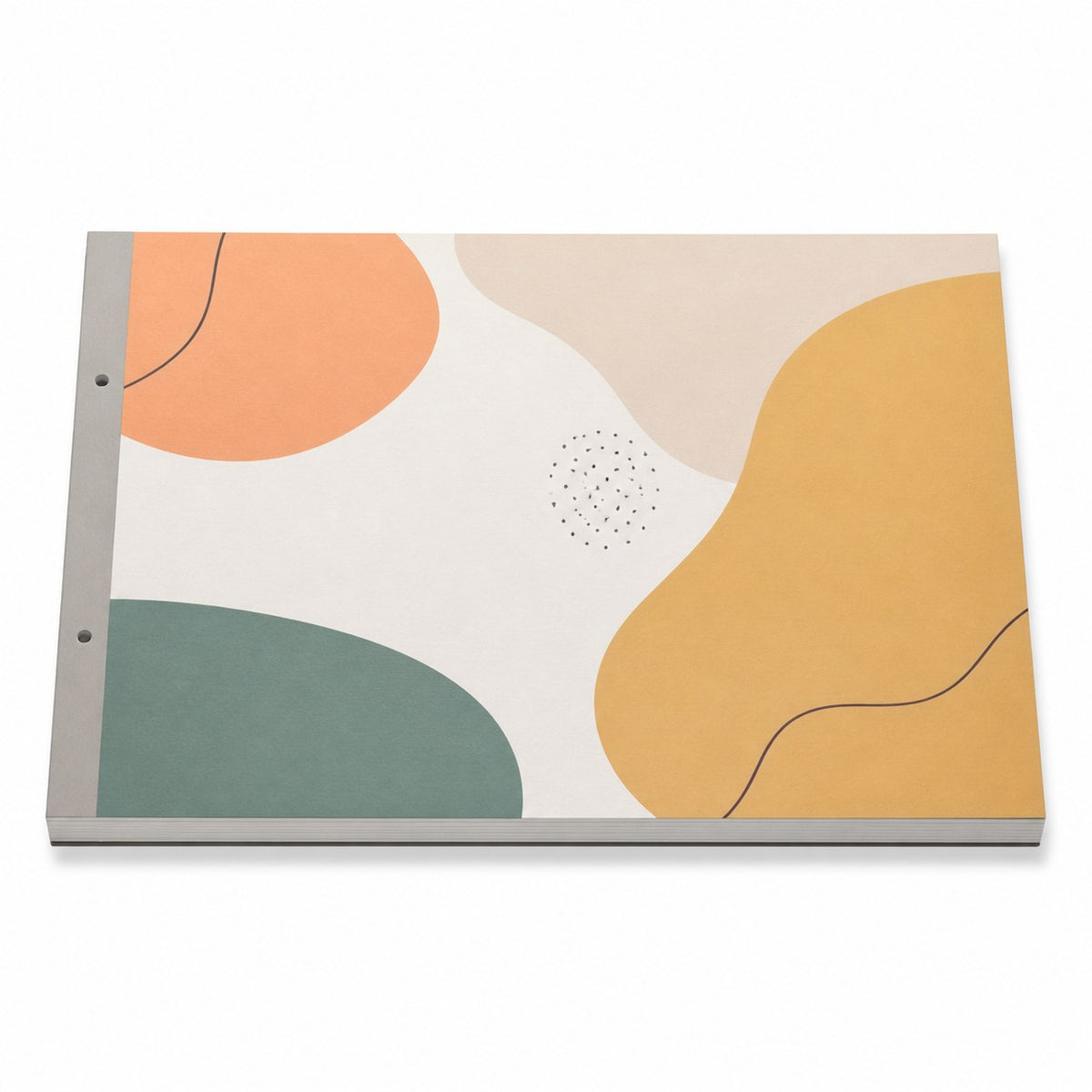 Block mit Leimbindung, DIN A3 quer, 50 Blatt, 4/0 farbig einseitig bedruckt
