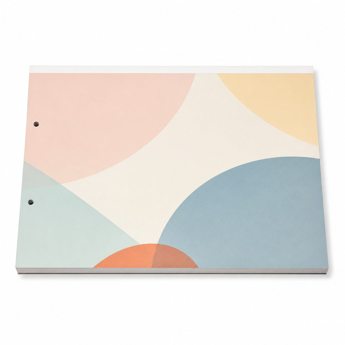 Block mit Leimbindung, DIN A3 quer, 100 Blatt, 4/4 farbig beidseitig bedruckt